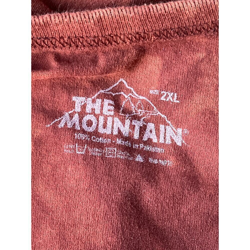 The Mountain Vintage 1998 Baby Gorilla Maxi Dress 2XL Brown Tie Dye Sleeveless - Picture 7 of 9